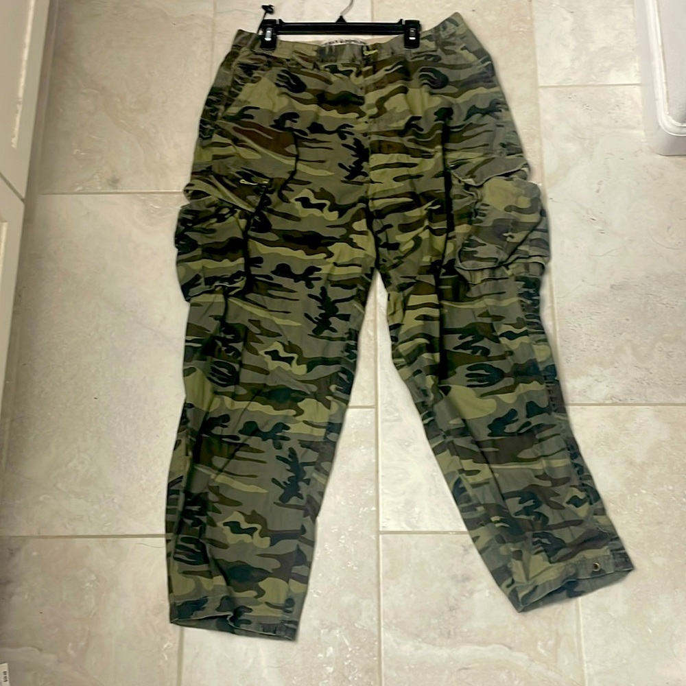 Camo cargo pants